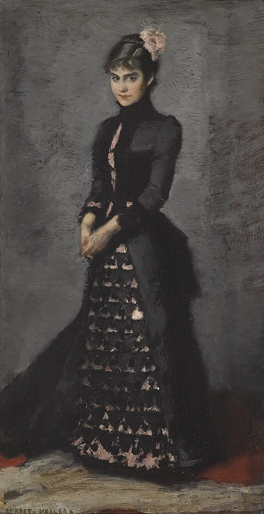 Ritratto della moglie dell'artista, 1885